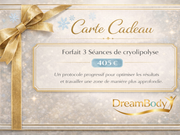 🎁 Forfait 3 séances de cryolipolyse
