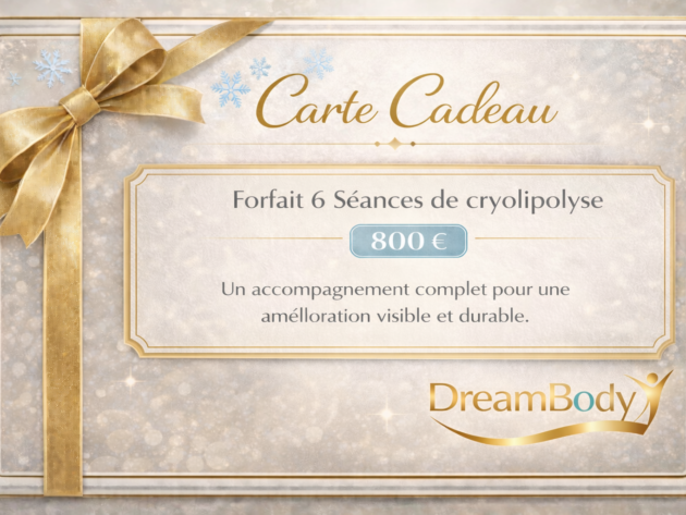 🎁 Forfait 6 séances de cryolipolyse