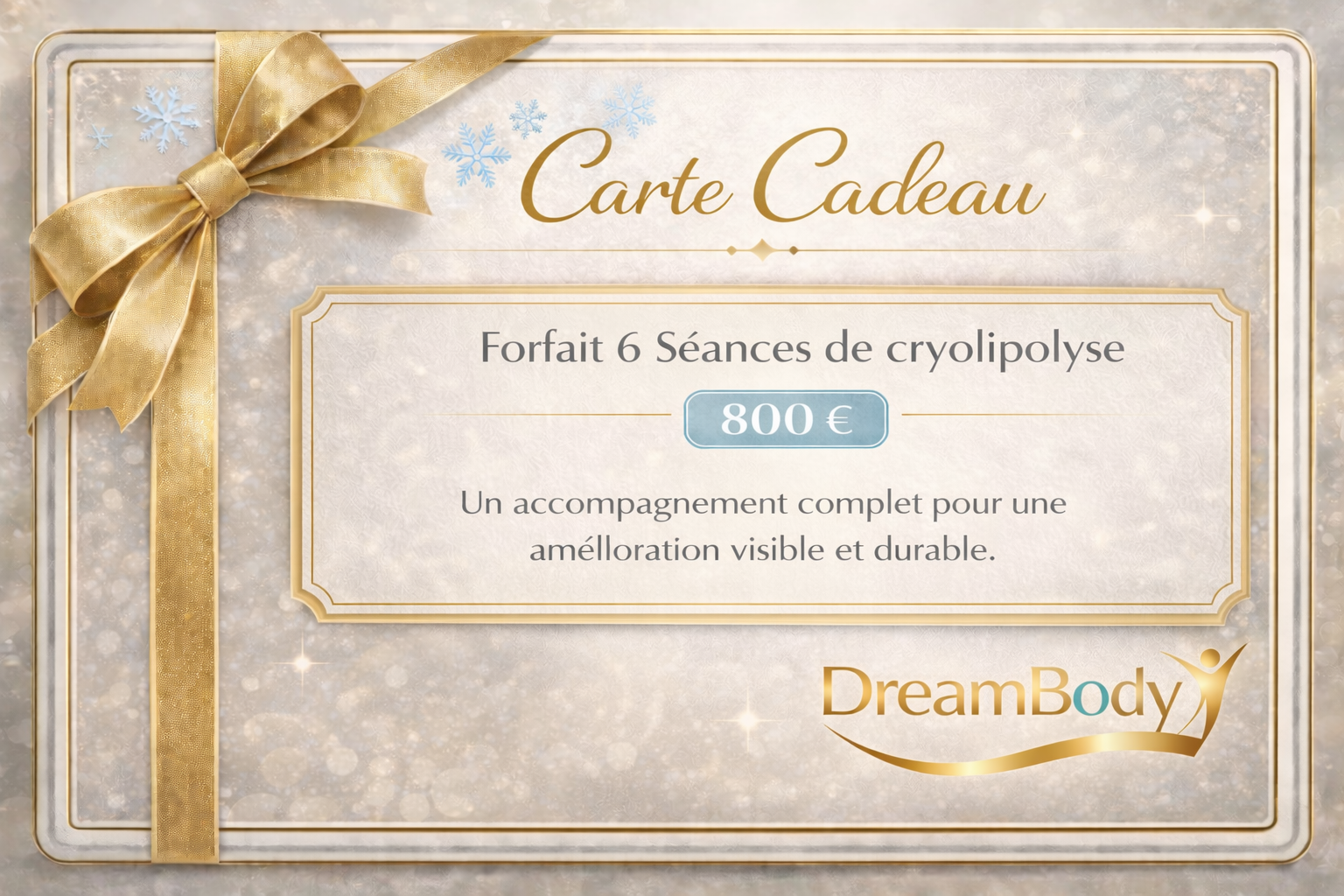 đ Forfait 6 sĂ©ances de cryolipolyse