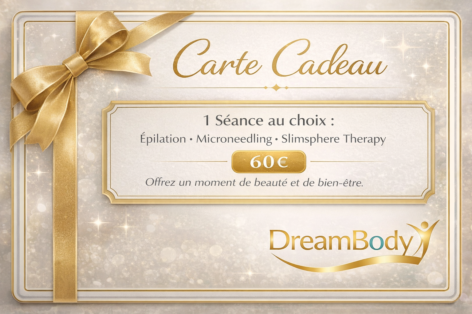 đCarte cadeau Epilation ou Microneedling ou Slimpsphere